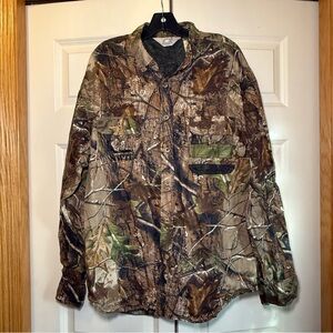 National Wild Turkey Federation NWTF Camouflage Outdoor Hunting Shirt Jacket